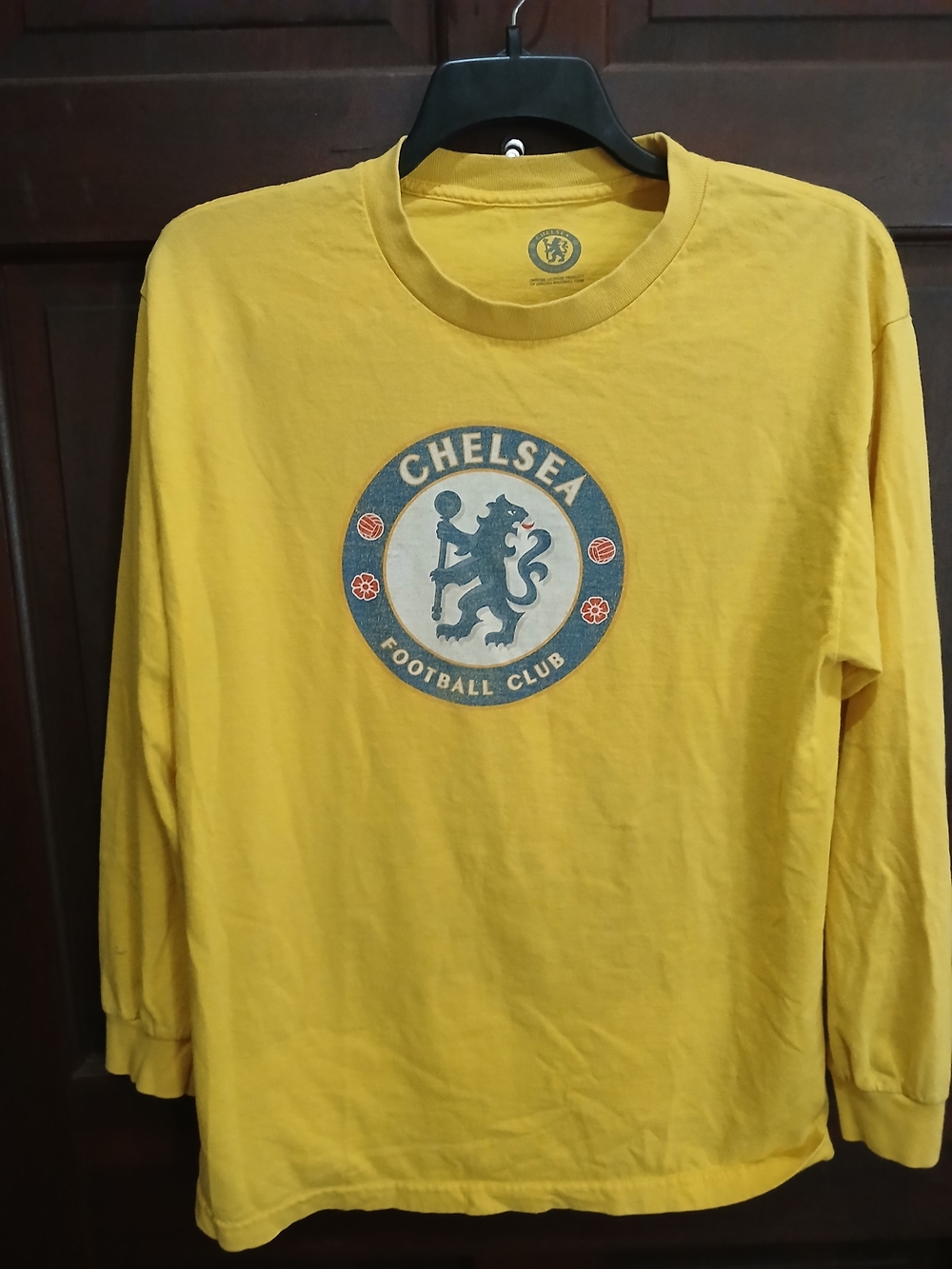 Chelsea Football Club Yellow Long Sleeve Tee